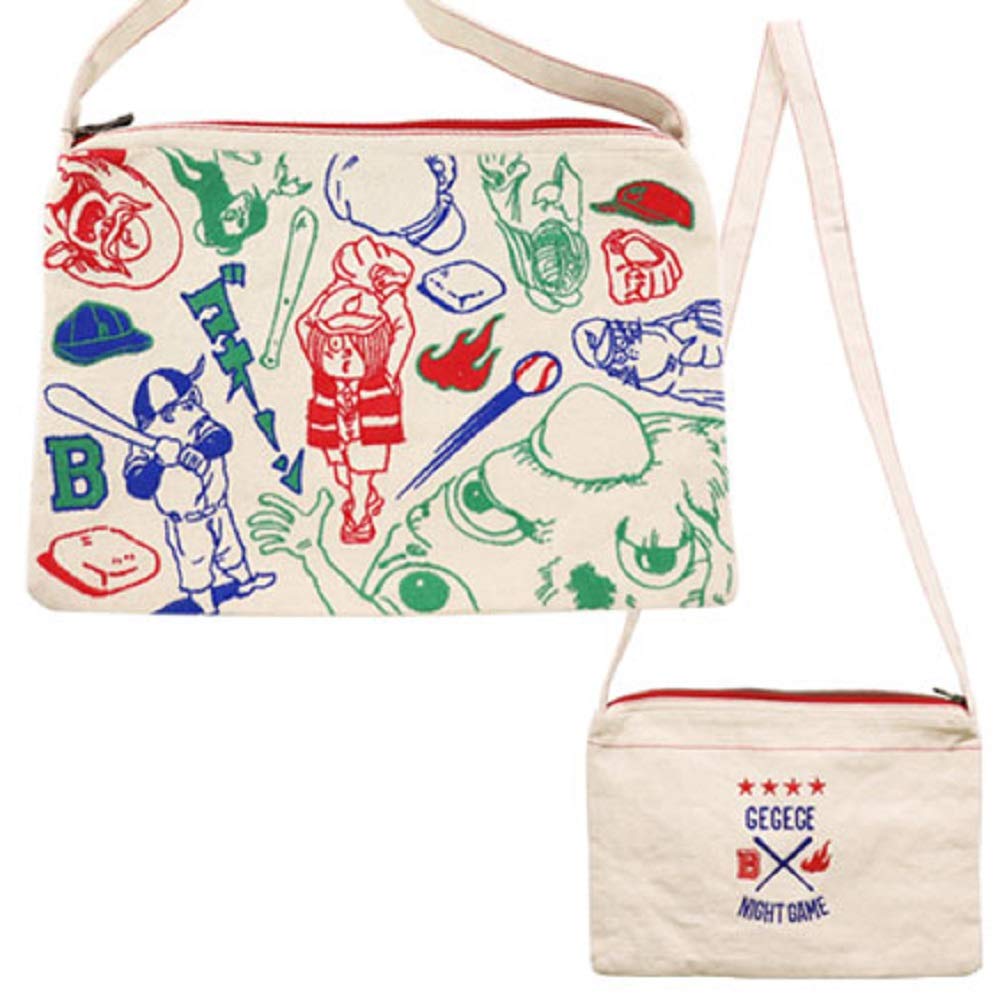 Amazon.co.jp: ゲゲゲの鬼太郎 刺繍 サコッシュ/おばけナイター