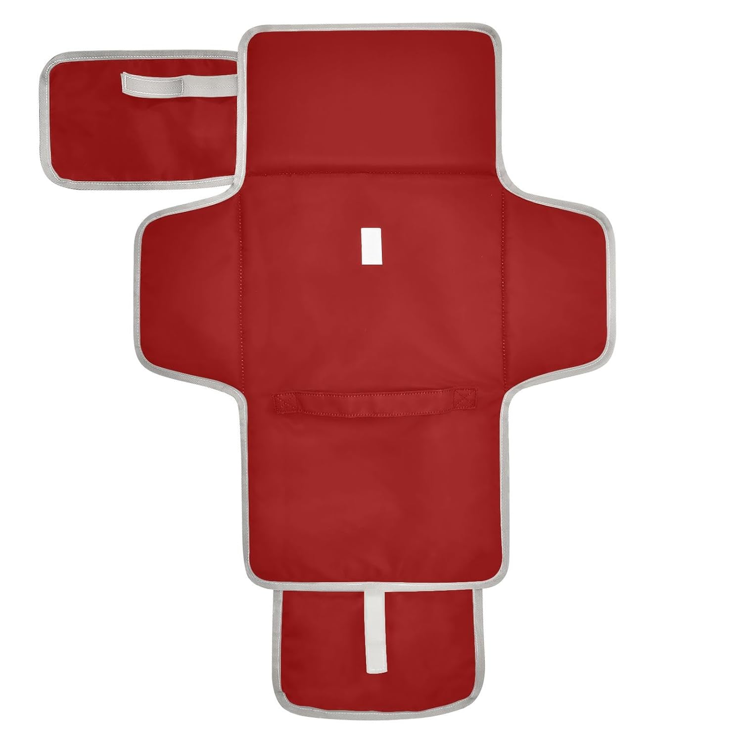 Dark Red Changing Table Pad, Foldable Changing Pad, Diaper