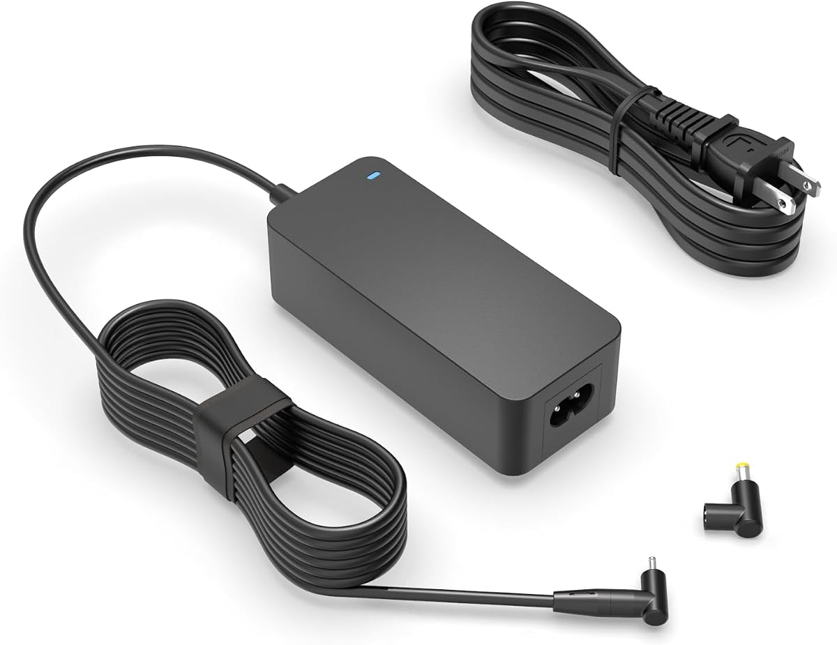 Superer 65W Laptop Charger Fit for Acer Aspire 1 3 5 A515-44 A515-45 A515-46 A515-54 A515-54G/54QQ A515-55 A515-56 A514-54 A315-23/23P A315-24P/R7VH A315-24PT A315-58 A315-59 AG15-31P Power Cord