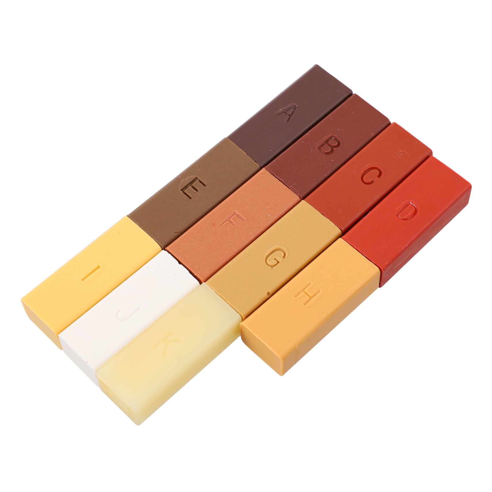 BCOATH Floor Scratch Repair Paraffin 1 Set Wood Floor Repair Wax Kit for Scratch Fixing