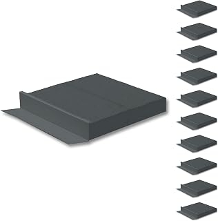LP SmartSide ExpertFinish Mini Split, Cedar Texture, Engineered Wood Mounting Block for Exterior Fixtures, 7.25" x 6.75", 10Pk (Midnight Shadow)
