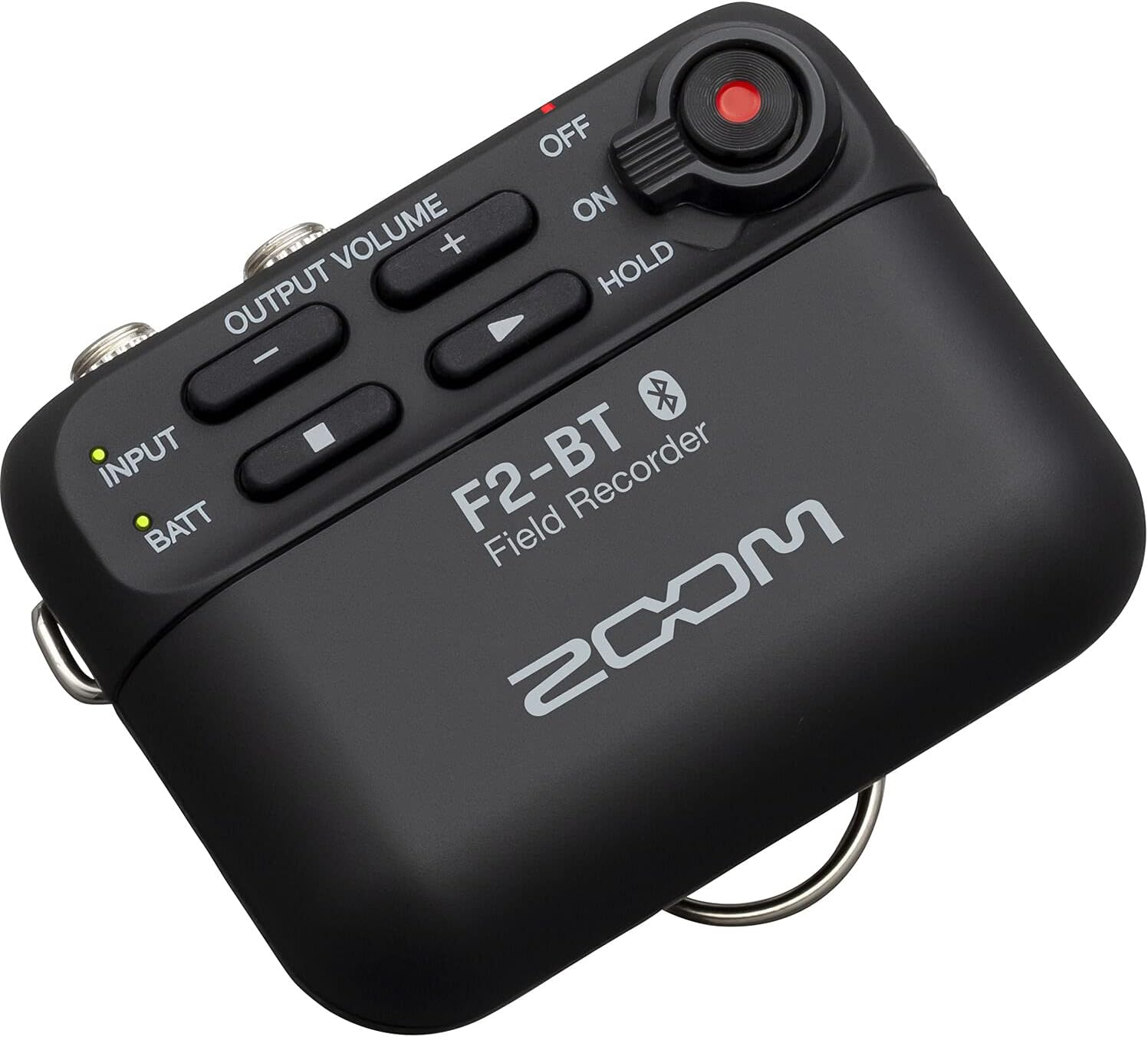 Zoom F2-BT Ultracompact Bluetooth-Enabled Portable Field Recorder with Lavalier Microphone + 32GB microSDHC Memory Card + AAA Alkaline Batteries + Cleaning Cloth - Top Value Bundle