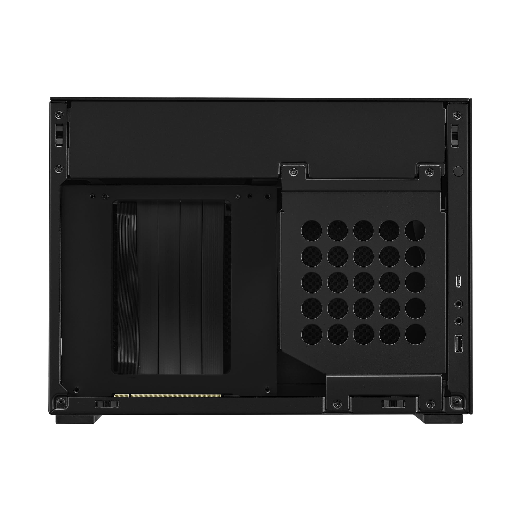 Amazon | LIANLI Mini ITXケース A4-H2O ブラック PCIe 5.0対応