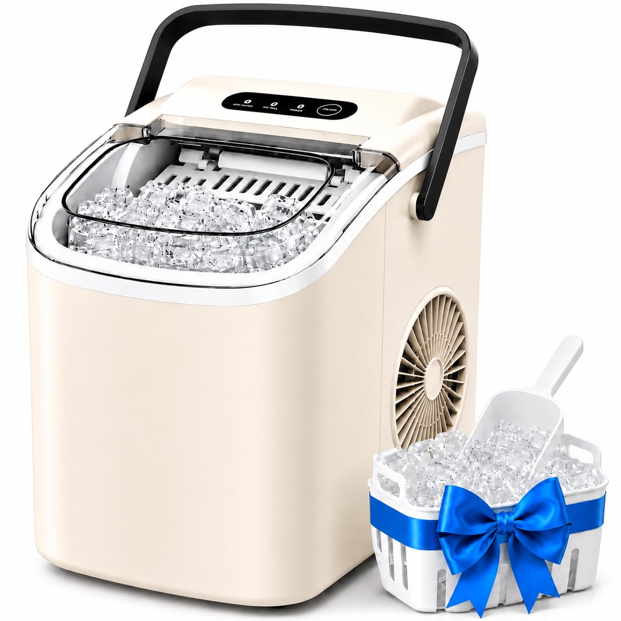 Fabricadora de Hielo Portátil Casanta 26 lbs/24H