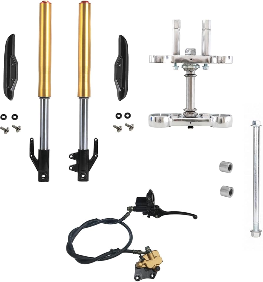 Amazon.com: CWTD 630mm Front Forks with 45/48mm Triple Tree Clamp