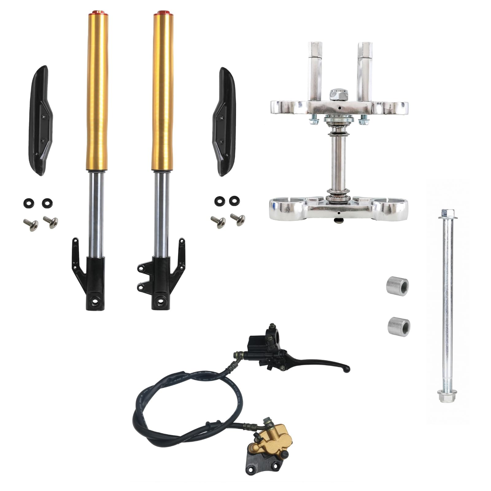 Amazon.com: CWTD 630mm Front Forks with 45/48mm Triple Tree Clamp