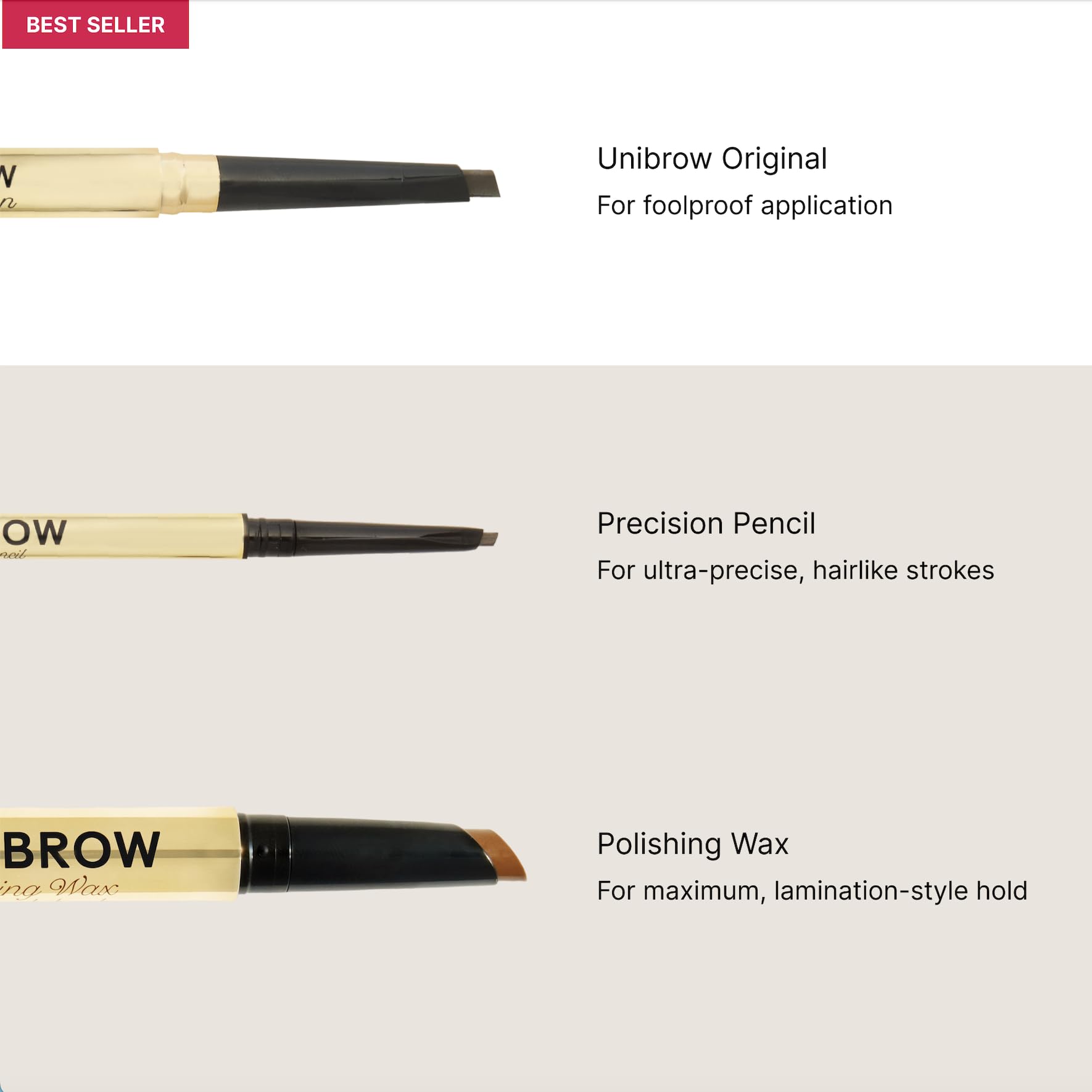 Winky Lux Uni-Brow Universal Eyebrow Pencil, New York Designed Brow Pencil Cosmetics with Duel Tip for Precisely Tinting E...