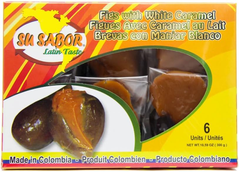 Su Sabor Figs with White Caramel/Brevas con Manjar Blanco 6 units