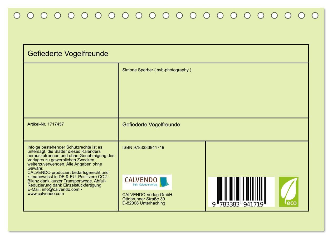 Gefiederte Vogelfreunde (Tischkalender 2025 DIN A5 quer), CALVENDO Monatskalender: Unsere heimischen Vogelarten im Porträt. (CALVENDO Tiere)