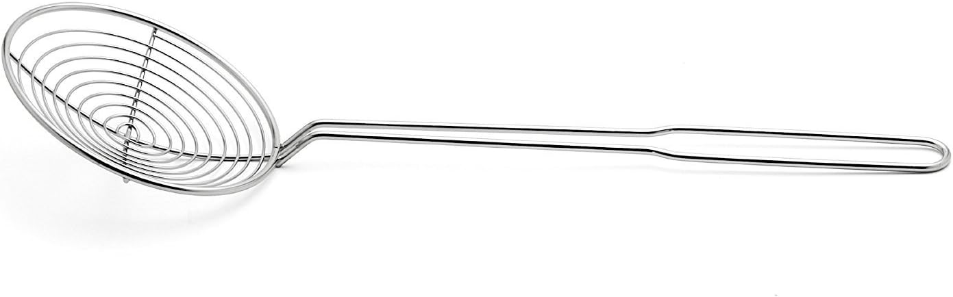 Weis Slotted Spoon Wire Spiral Diameter 16 cm, Stainless Steel, Silver, 45 x 16 x 1.5 cm