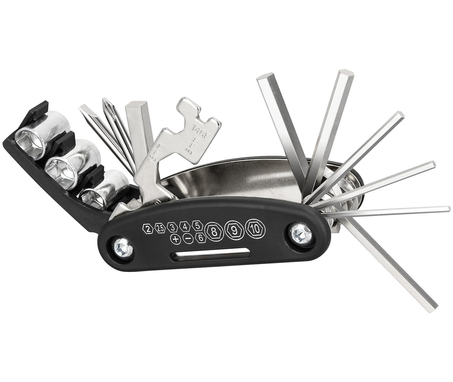 Bike Multi Tool, 16 in 1 Bicycle Multi-Tool, Bicycle Repair Tool, Portable Foldable Bike Multitool Cycling Tool-image-26