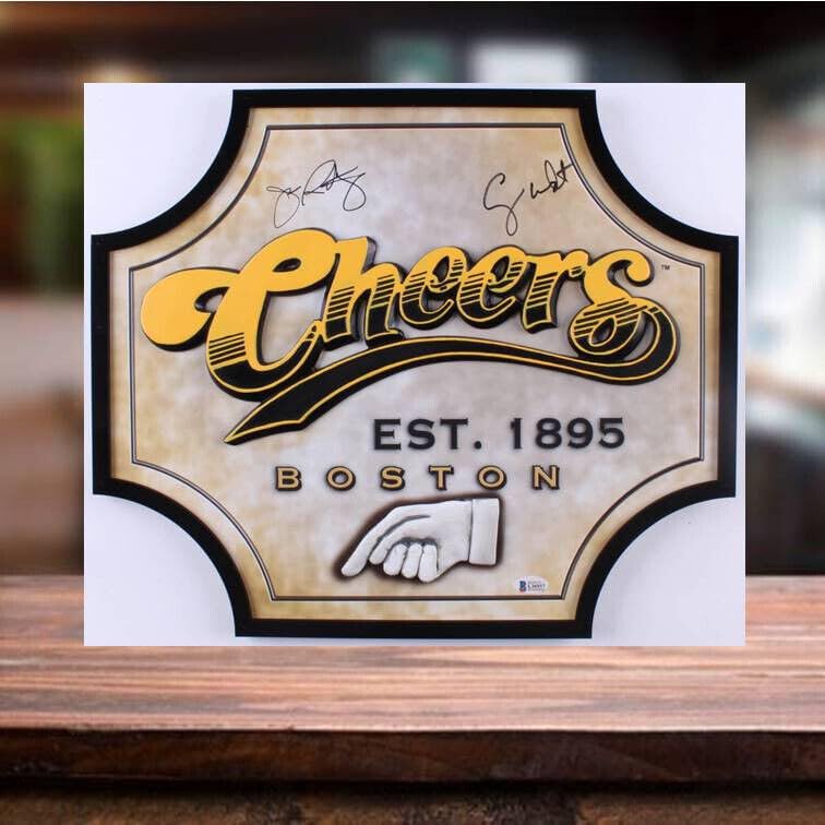 Cheers Metal Bar Wall Sign man cave garden bar shed sitcom tv tiki coffee cafe