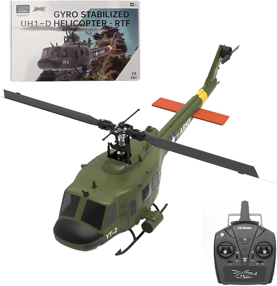 Amazon.com: Razordon F07 UH-1 Huey RC Helicopter Model with