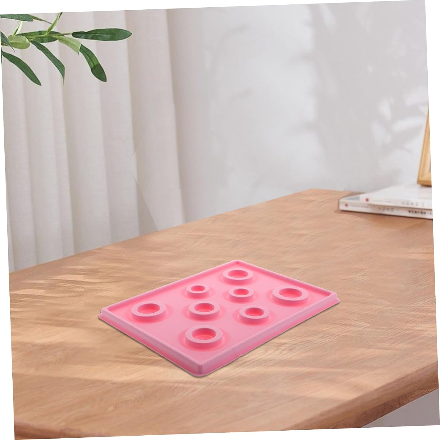 Multi-Functional Plastic Bead Design Tray for Jewelry Making Beginner-Friendly Bracelet Measuring Board with Elegant Flocking Surface for Effortless Beading Experience