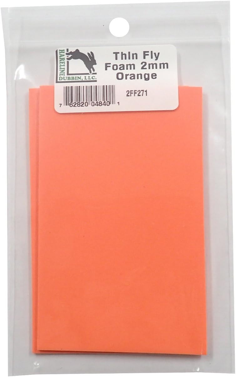 TIEMCO 66210154271 Tying Material Hairline Dubbing Flyform 2mm #271 Orange 2FF
