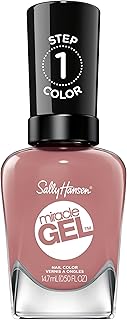 Sally Hansen Miracle Gel Salon Quality Nail Polish | Gel-Like Formula, Two-Step System, No UV Light Needed, Long Lasting | Opaque, Glossy | 252 Rose & Shine | Muave Rose Nail Color