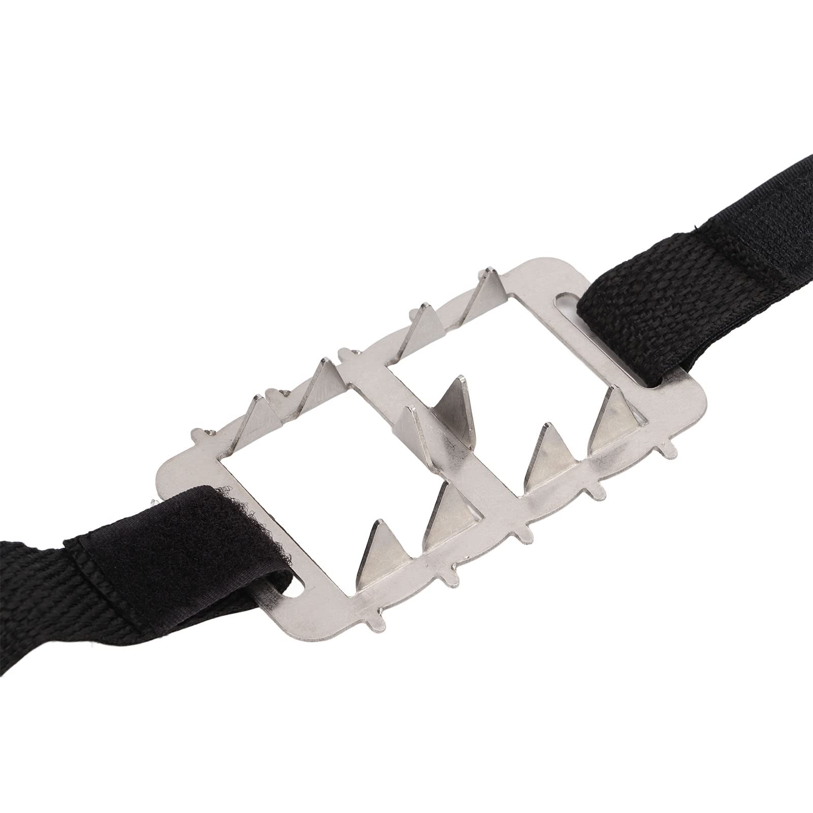 Snow Ice Crampons Adjustable Nonslip Ergonomic Crampons Chain WearResistant Included for Fishing