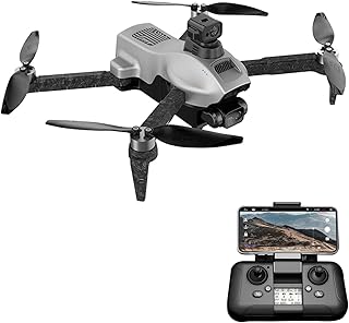 SIMBAE Drone Com Câmera Drone RC com câmera 4K 5GWifi 3 eixos Gimbal Brushless Motor RC Quadcopter com Função Evitar Obstáculos