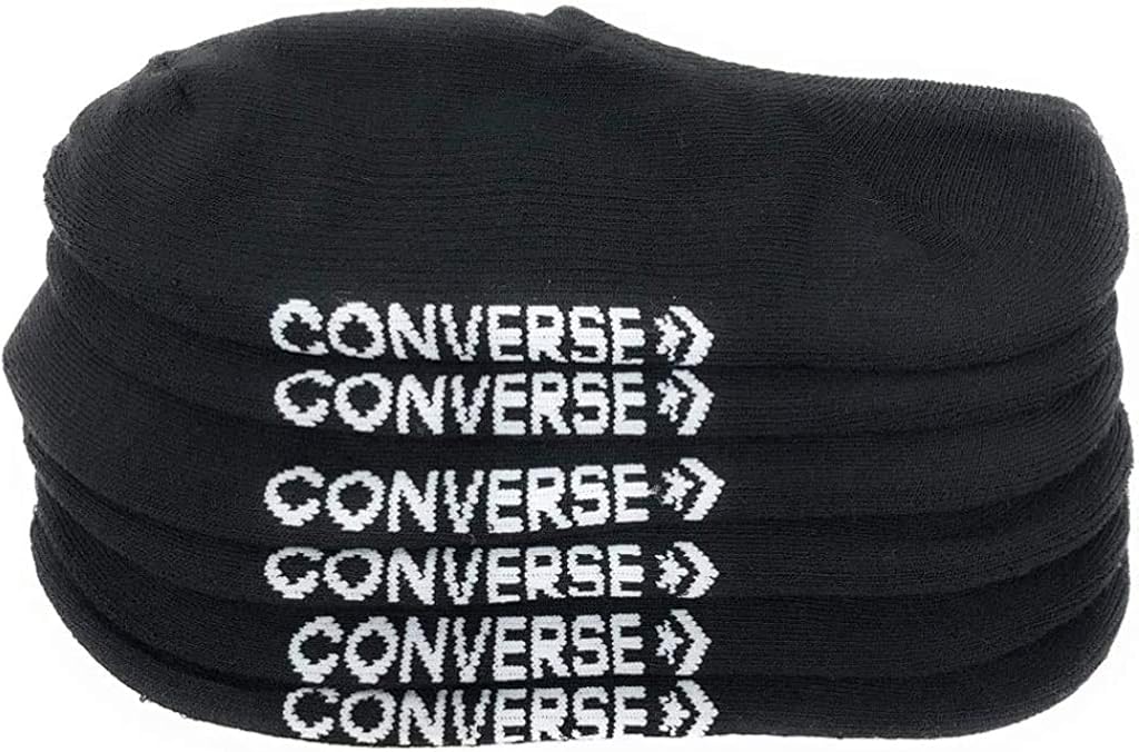 Converse Womens No Show Socks 3 Pack Half Cushion Ultra Low Made For