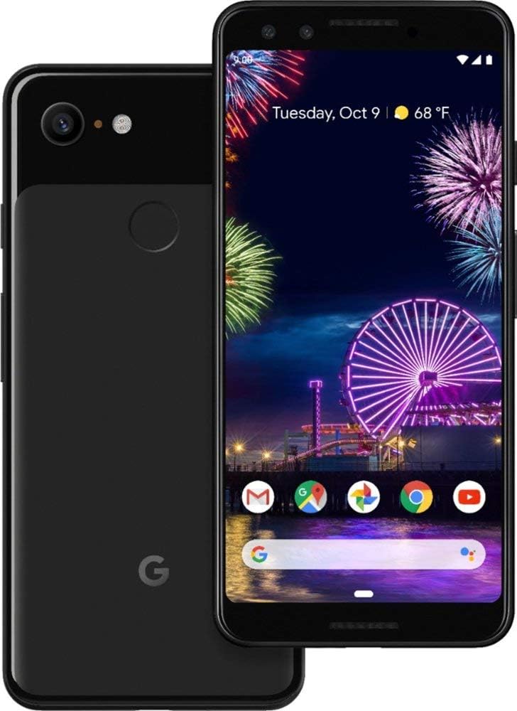 Google Pixel 3 GSM Unlocked 64GB 8MP Android Smartphone (Black) (Renewed)