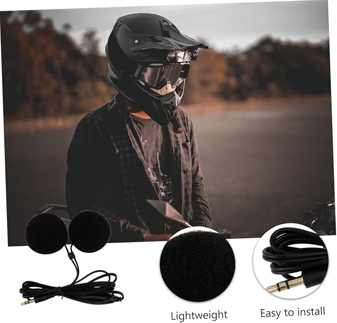 Auricular con micrófono para moto de 1.2 m miniatura 3