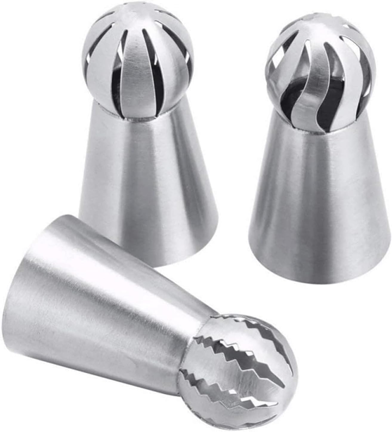 Cake Piping Nozzles Stainless Steel Piping Tips Tips Flower Cake Piping Party Decorations Icing Dispensers Shape Icing Nozzles