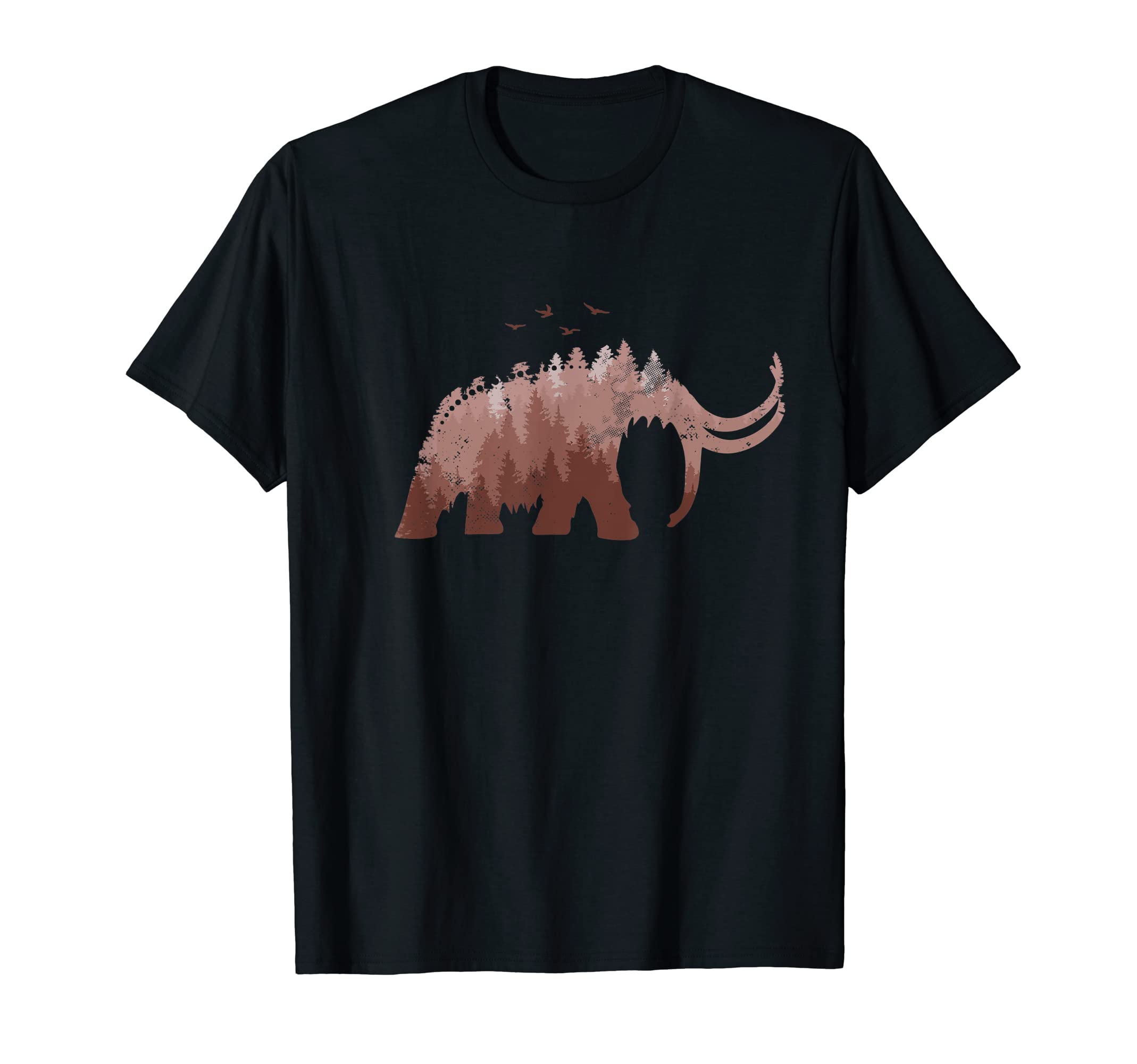 Mammut Mammoth Elefant Eiszeit StoßzahnMammut Elephant Wool Hair Mammoth Africa T-Shirt