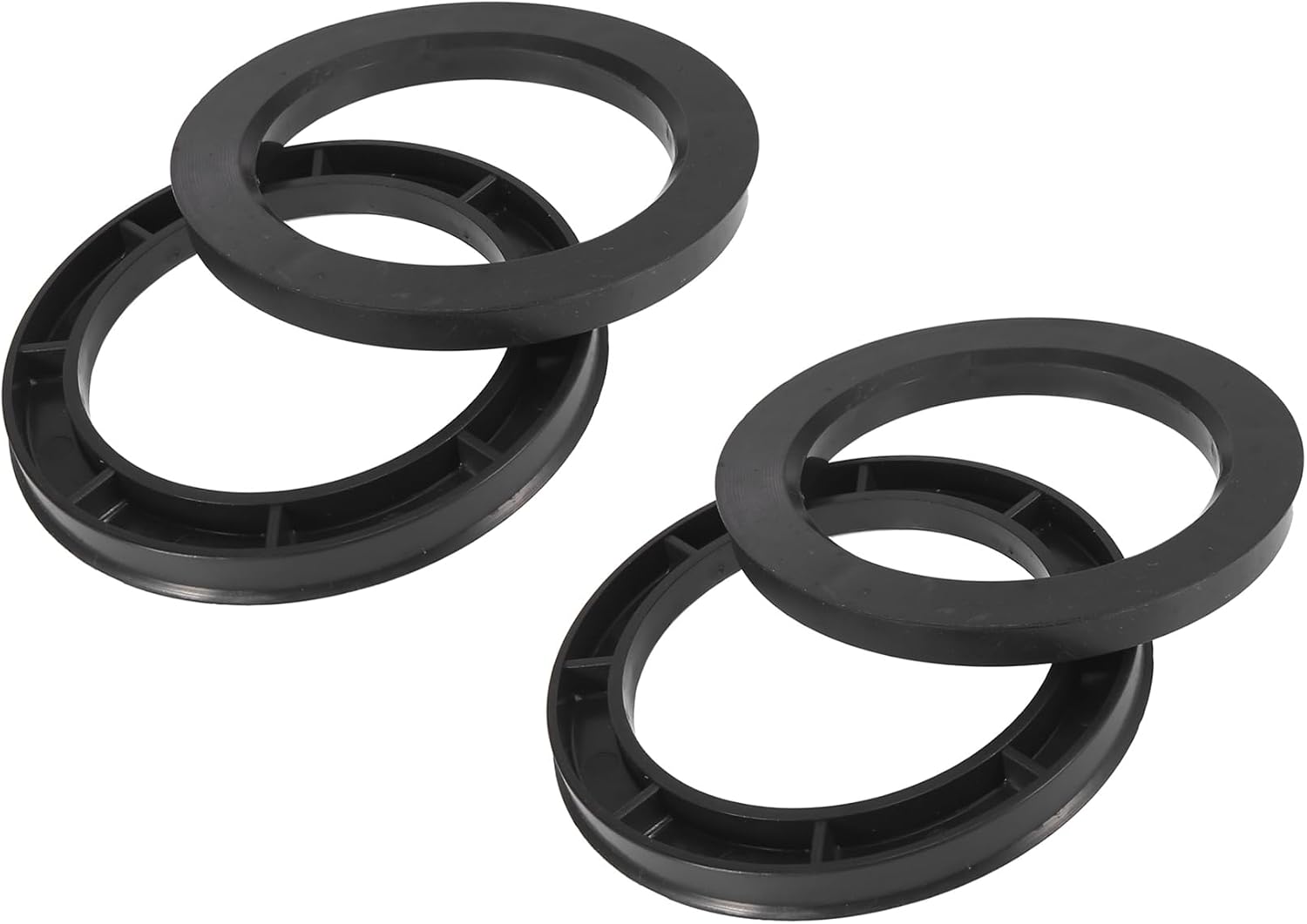 4pcs Plastic 78.1mm to 106mm Car Hub Centric Rings Wheel Bore Center Spacer Replace Parts