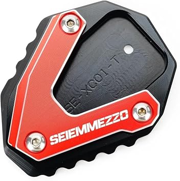 دراجة نارية القدم لوحة الوسادة لموتو موريني SEIEMMEZZO SCR STR 650 2023 اكسسوارات الدراجات النارية كيكستاند القدم الجانب موقف تكبير الوسادة الاطارات صمام قبعات