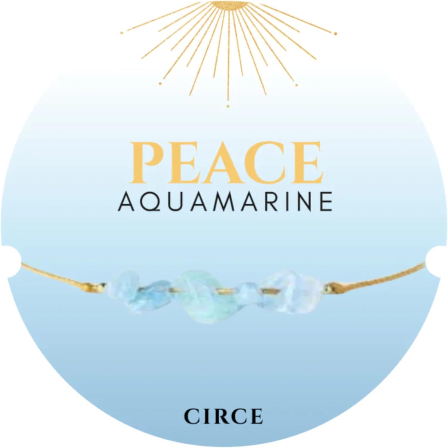 CIRCE Peace - Aquamarine Bracelet