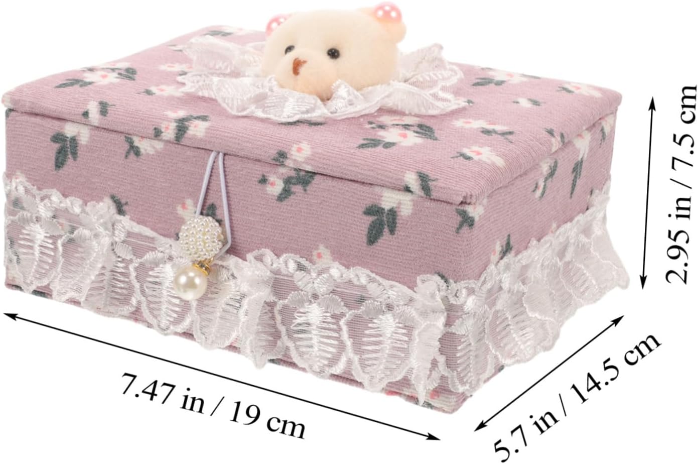 KALLORY Sewing Storage Box Needle Pin Thread Box Compact Portable Organize Sewing Kit for Adults Boys and Girls