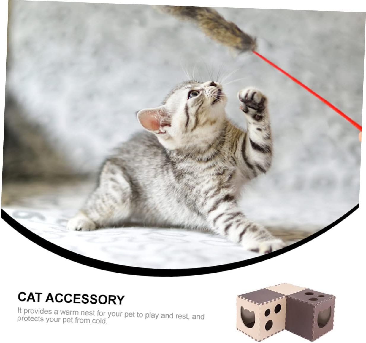 Toyvian 1 Set Household Cat Tunnel Durable Cat Play for Exercise and Enrichment for Kittens