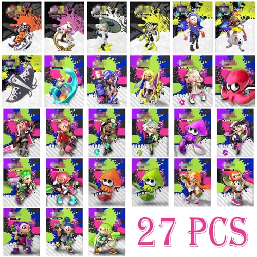 30 Pcs NFC Mini Card Set for Splat Raiders 3 and 2 - No Duplicates