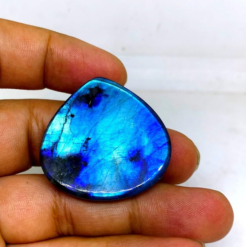 Cœur en labradorite 34mm pour sublimer vos colliers faits main