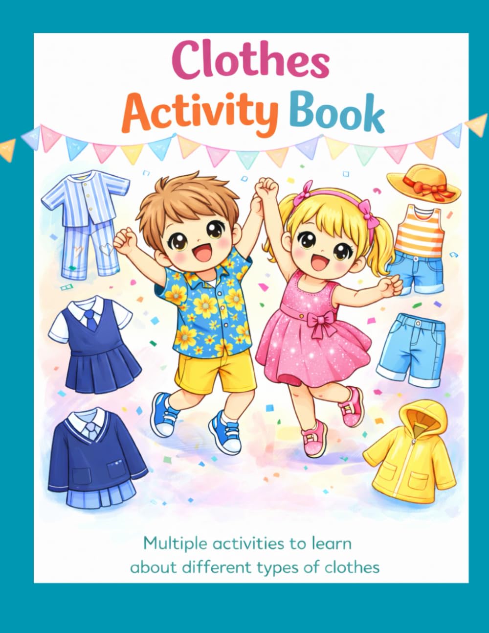 Clothes Activity Book: Multiple Activities to Learn About Different Types of Clothes