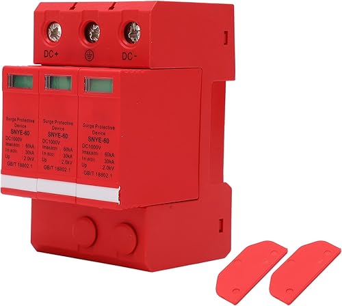 Miniatura 4 de Dispositivo de protección contra sobretensiones DC 1000V 2P3P 3060KA Riel guía Protector de pararrayos de voltaje Módulo de protección electrónica