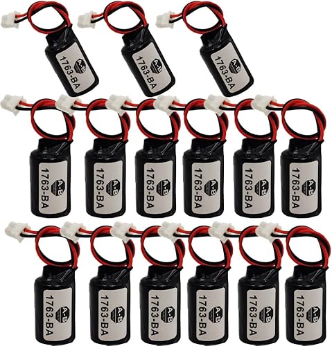 JINCAI 15pcs 1763-BA 3V PLC Battery COMP-295 for Allen Bradley 1763-BA Lithium Battery