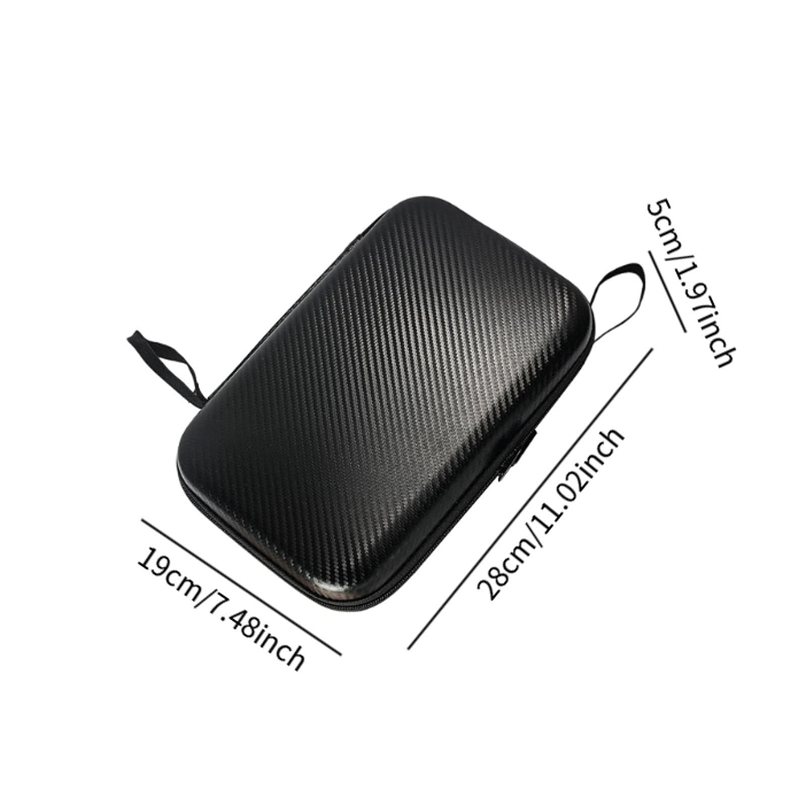 Housse Protection Raquette Tennis Table Sac Palette Ping-Pong Étui EVA Filet Transport Raquette Balles