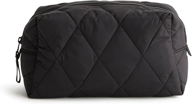 Vera Bradley Women's Featherweight Large Cosmetic, Moonless Night, One Size