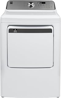 Kenmore 7.0 cu. ft. Front Load Gas Dryer with Wrinkle Guard, Smart Sensor Drying & LED Controls - White
