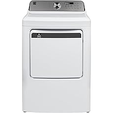 Kenmore 7.0 cu. ft. Front Load Gas Dryer-with Guard to Reduce Wrinkles & Static-Smart Sensor Drying-LED, White