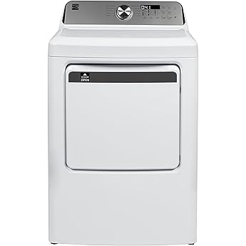 Kenmore 7.0 cu. ft. Front Load Gas Dryer-with Guard to Reduce Wrinkles & Static-Smart Sensor Drying-LED, White