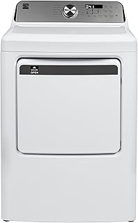 Kenmore 7.0 cu. ft. Front Load Electric Dryer - with Guard to Reduce Wrinkles & Static - Smart Sensor Drying - LED - White