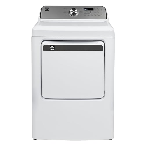 Kenmore 7.0 cu. ft. Front Load Electric Dryer - White | Wrinkle Guard to Reduce Wrinkles & Static - Smart Sensor Drying - Touch Controls