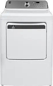 Kenmore 7.0 cu. ft. Front Load Gas Dryer-with Guard to Reduce Wrinkles & Static-Smart Sensor Drying-LED, White