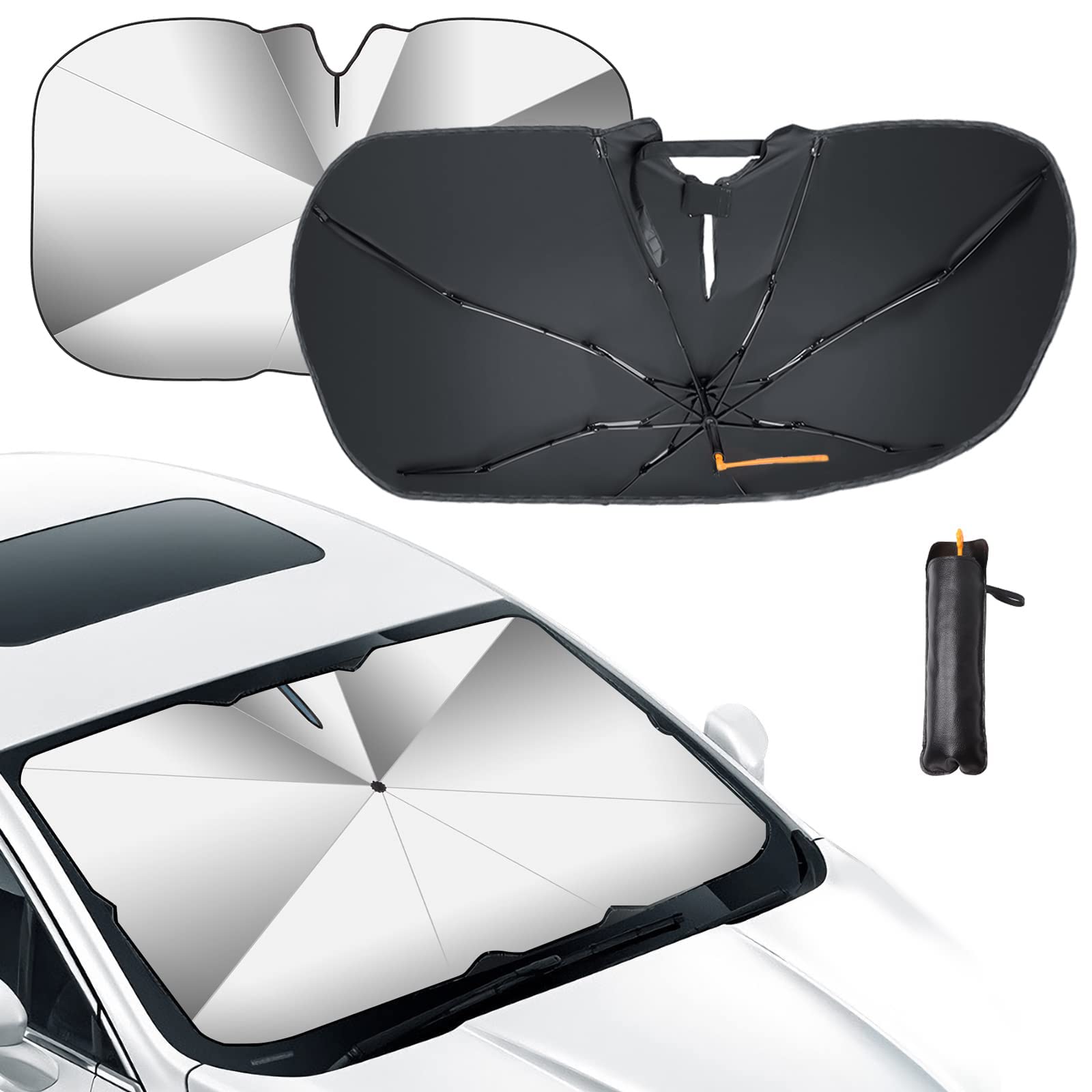 Pare-Soleil Sur-Mesure Pour Citroën Ami Électrique 2020-2024 - Protection Solaire Pare-Brise