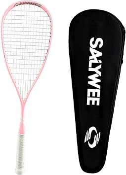 Squash Racket Squash Racquet Lightweight Portable with Bag Tennis Racket for Elastic Rotation Cushioning Competition Advanced