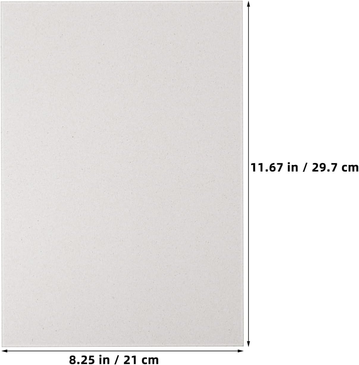 20sheets Heavy Duty Chipboard for Crafting Scrapbooking Bookbinding Thick Cardboard Paper for Projects Versatile Grey Chipboard