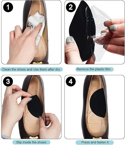 Miniatura 9 de Dr. Foot's - Plantillas de zapatos con soporte de arco para pies planos, insertos de arco de gel para fascitis plantar, almohadilla adhesiva para