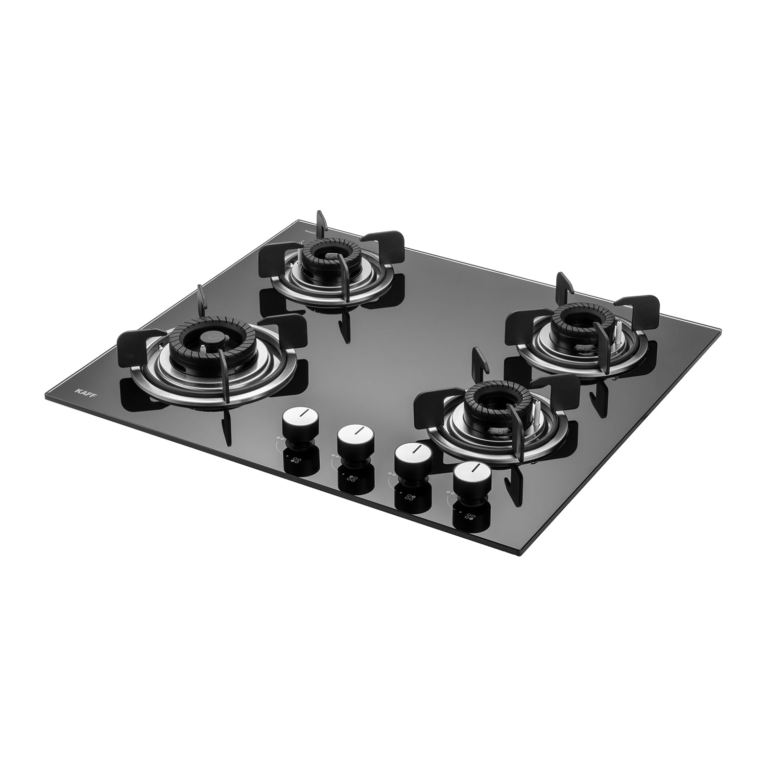 KAFF 4 Burners Built-in Hob & Hobtop For Modular kitchen -8 MM|Auto Electric Ignition Glass Top|Tornado Style Burners| Enamelled Matt Finish, Easy Grip Knobs, Toughened Glass (Black,80CM)-picture-26